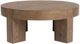 Classic Home Bristol Cafe Brown Round Coffee Table-0