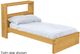 Crate Designs™ Furniture Classic Full XL Youth Bookcase Bed-0