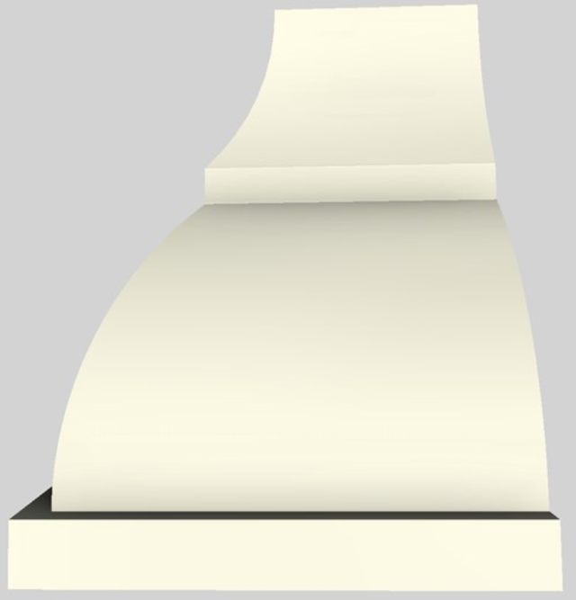 Vent-A-Hood® Designer Series 66" Biscuit Wall Mounted Range Hood-2