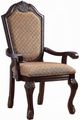 ACME Furniture Chateau De Ville 2-Piece Beige/Espresso Arm Chair Set-0
