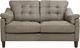 Leather Italia™ Georgetowne Ellis Green Pea Loveseat-0