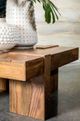 Coaster® Samira Natural Sheesham Wooden Square Coffee Table-4