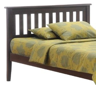 Night & Day Furniture™ Spices Bedroom P-Series Rosemary Dark Chocolate Twin Panel Bed-1