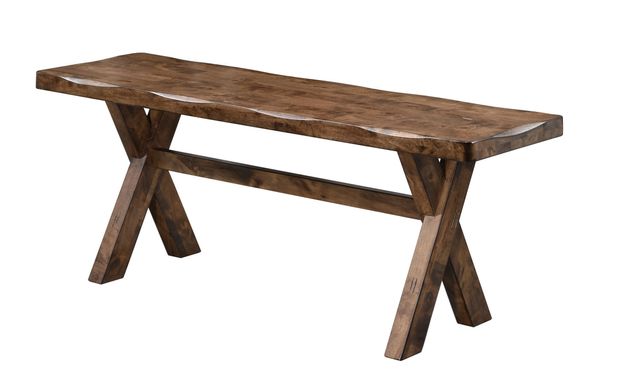 Coaster® Alston 6-Piece Grey/Knotty Nutmeg Dining Set-3