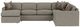 Flexsteel® Customizable Sky 5-Piece 136" Sectional-3