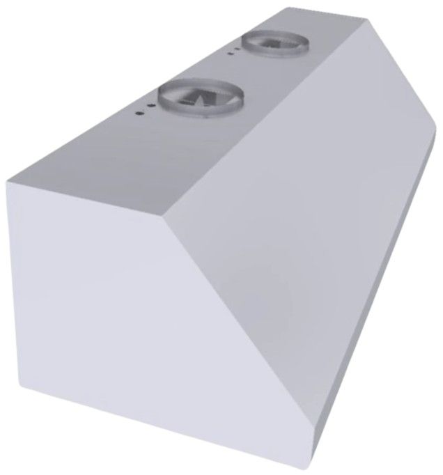 Vent-A-Hood® 66" White Wall Mounted Range Hood-1