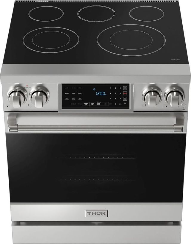Thor Kitchen® Gordon Ramsay Series 30" Stainless Steel Pro Style Electric Range-1