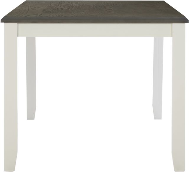 Powell® Jane Dark Gray Dining Table with Smokey White Base-3