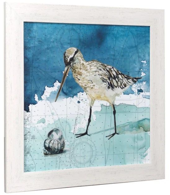 Stylecraft Sandpiper II Blue/Green/White Wall Art-0