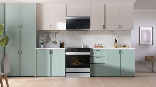 Samsung Bespoke 30" Stainless Steel Slide In Electric Range-6
