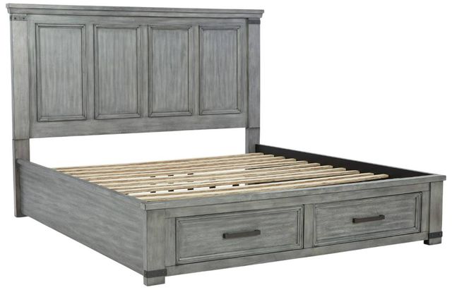 Signature Design by Ashley® Russelyn Gray King Panel Storage Bed-3