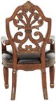 Michael Amini® Villa Valencia Black/Classic Chestnut Desk Chair-2