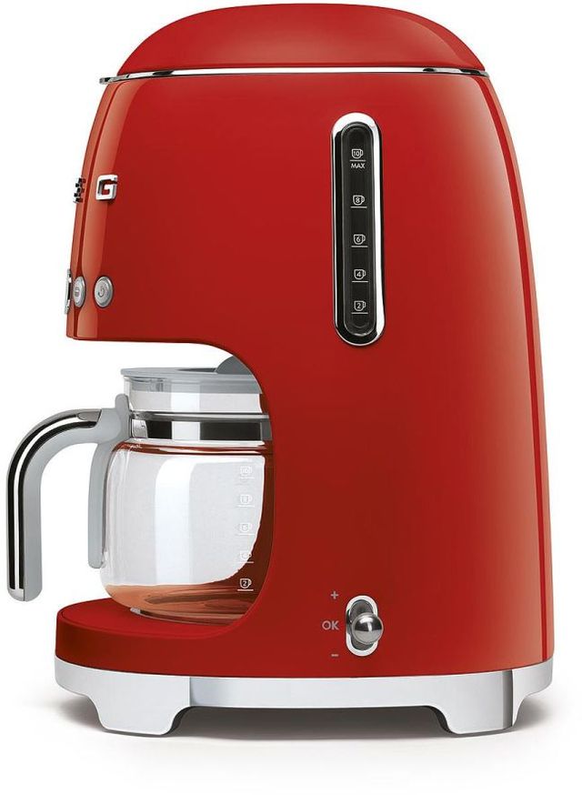 Smeg 50's Retro Style Red Drip Filter Coffee Machine-2