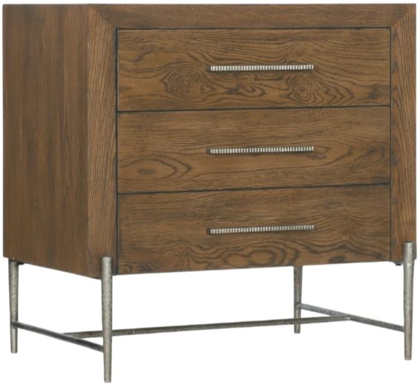 Hooker® Furniture Chapman Sorrel 3-Drawer Nightstand-0