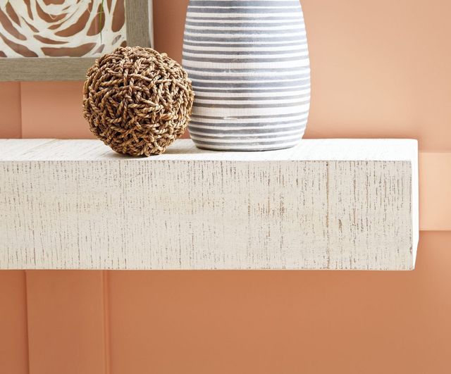 Signature Design by Ashley® Cadmon Antique White Wall Shelf-2