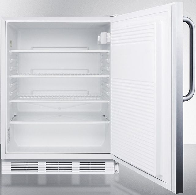 Accucold® by Summit® 5.5 Cu. Ft. Stainless Steel Under the Counter Refrigerator-2