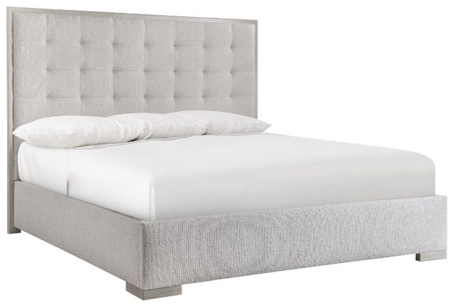Bernhardt Cornelia Beige/Nebbia King Upholstered Panel Bed-0