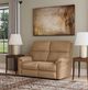Flexsteel® Customizable Porter Leather Power Reclining Loveseat with Power Headrest and Lumbar-1