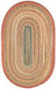 Capel Rugs Americana Light Gold 24" x 36" Oval Throw Rug-0