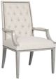 Vanguard® Hanover Dove Gray Button-Back Arm Chair-3