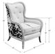 Uttermost® Chalina Millky White Arm Chair-2