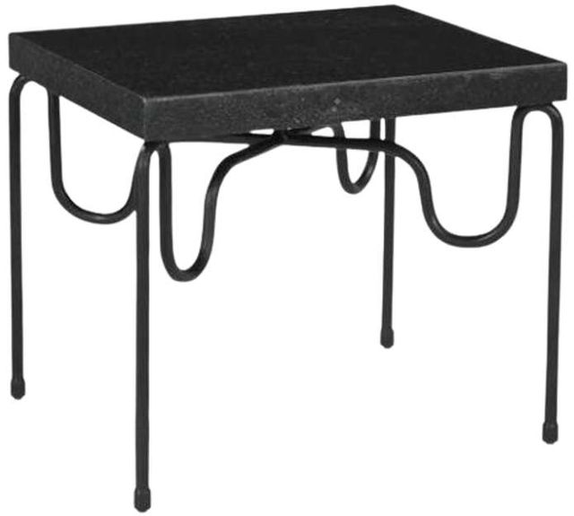 Moe's Home Collection Getty Black Granite Side Table-0