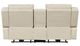 Homelegance® Huron Beige Double Power Reclining Loveseat with Center Console-3