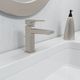 Hansgrohe Metropol Brushed Nickel 1.2 GPM Single-Hole Faucet with Lever Handle and Pop-Up Drain-1