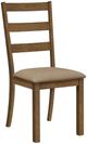 Monarch Specialties Inc. 2-Piece Beige/Walnut Side Chair Set-0