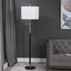 Uttermost® Maud Aged Black/Antique Brass Floor Lamp-1