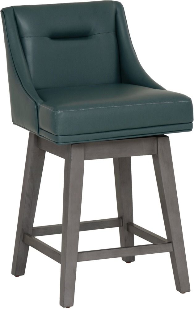 Powell® Beckett 2-Piece Gray/Dark Green Counter Stool Set-3