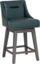 Powell® Beckett 2-Piece Gray/Dark Green Counter Stool Set-3