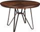 Signature Design by Ashley® Centiar Brown Dining Table with Dark Bronze Base-0