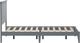 Rize Home Cottage Style Ultimate Gray Queen Panel Bed-2