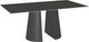 Amisco Customizable Gemma 72" Rectangular Dining Table with 0.5" Starstone on Glass Top-0
