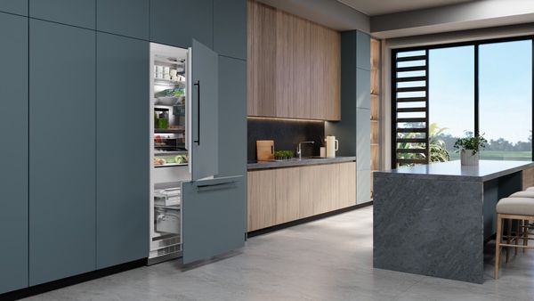 Elica Dolomite 36" 19.8 Cu. Ft. Panel Ready Built-In Bottom Freezer Refrigerator