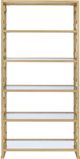 ACME Furniture Milavera Clear/Gold Bookshelf-2