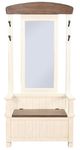 Sunny Designs™ Pasadena Buckskin/Marble White Hall Tree-0