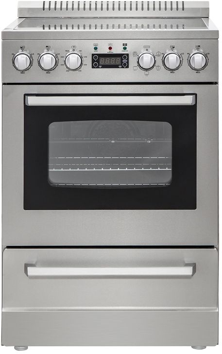 Avanti® Elite Series 24" Stainless Steel Freestanding Electric Range-0