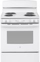 GE® 30" White Freestanding Electric Range-0