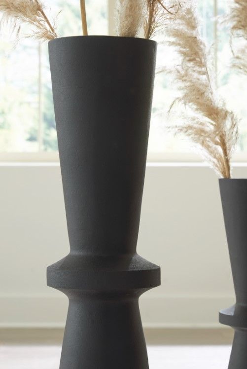Signature Design by Ashley® Collisten Black 10" Vase-2