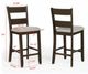 Crown Mark Lester 5-Piece Brown/White Counter Dining Set-3