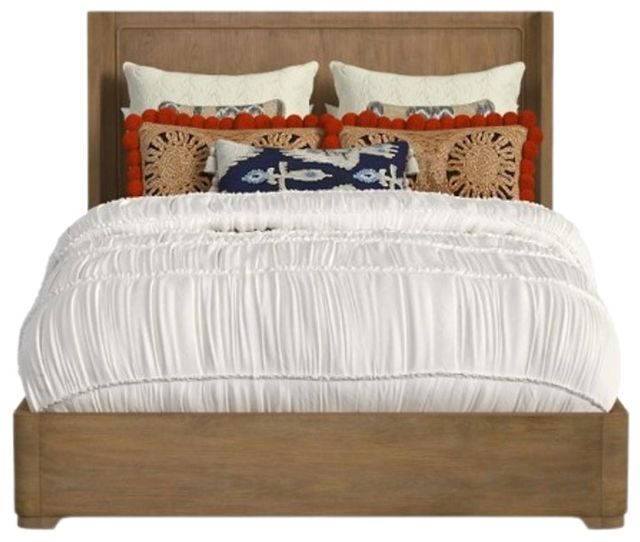 Flexsteel® Normandy Driftwood Queen Panel Storage Bed-1