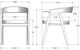 Amisco Customizable Carmela Dining Arm Chair-2