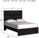 Signature Design by Ashley® Belachime Charcoal Full Panel Bed-3