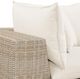 TOV Furniture Cali 4-Piece Cream/Natural Fabric/Wicker Outdoor Modular Sectional-4