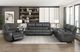 Homelegance® Newnan Gray Manual Swivel Glider Recliner-1