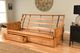 Kodiak Furniture Phoenix Oregon Trail Saddle/Butternut Queen Storage Futon with Mattress-3