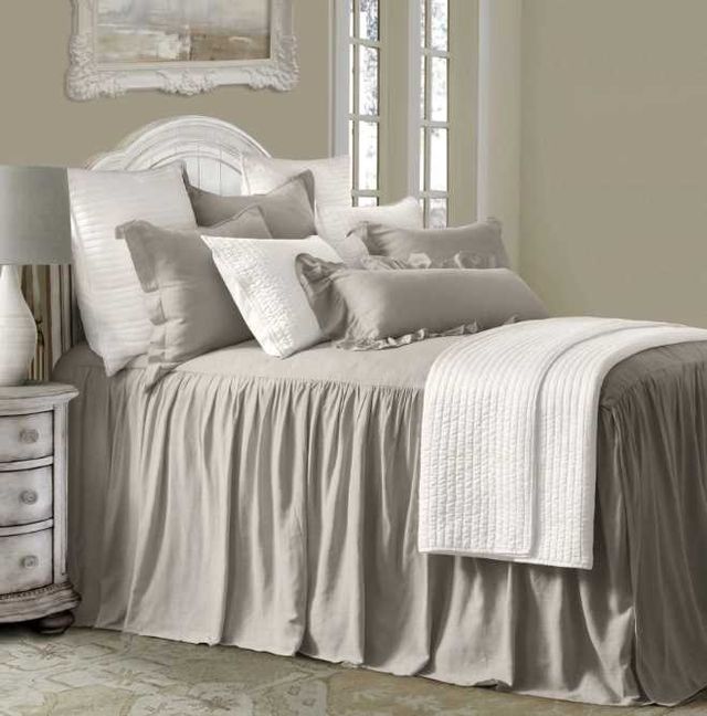 HiEnd Accents Luna Washed 3-Piece Taupe King Bedding Bundle-1