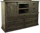 American Heartland Manufacturing Rustic 8-Drawer Dresser and Mirror-1